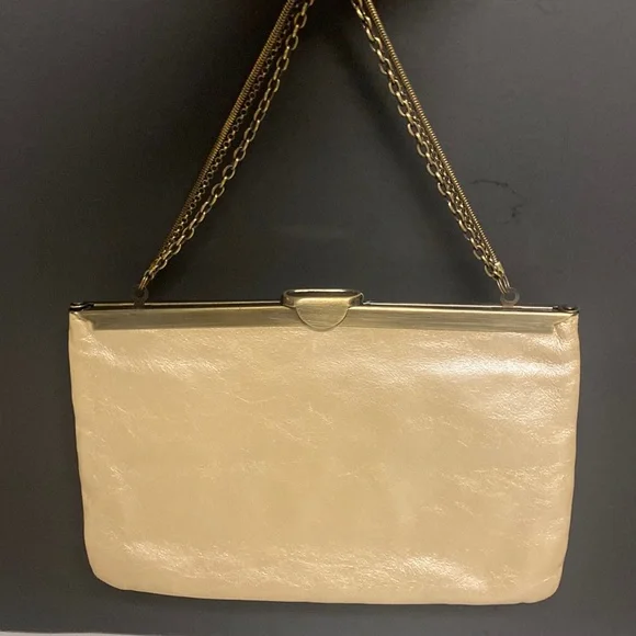 Hobo Pearl Leather Small Satchel Purse - Picture 1 of 17
